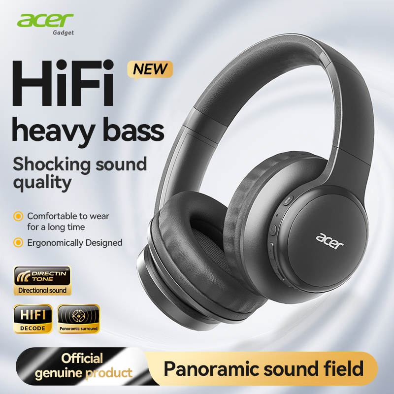Acer Ohr559 Wireless Bluetooth - Anc Wireless Over Ear Headphones review and price