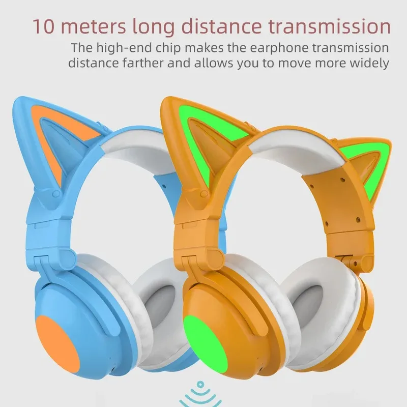 ZW068 LED Light Cat Ears Heads - Cat Ear Bluetooth Headset Led review and price