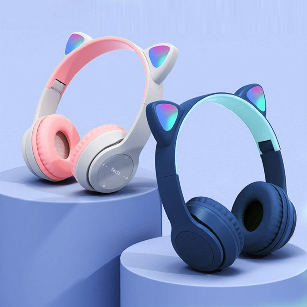 Flash Light Cute Cat Ears Wire - Cat Ear Bluetooth Headset Led review and price