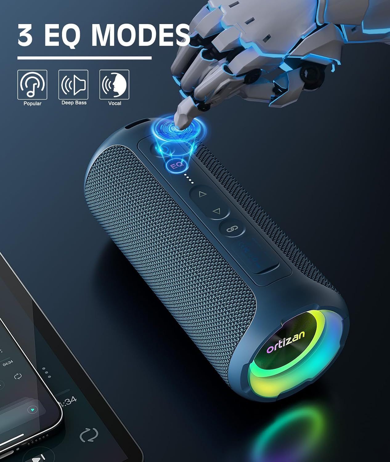 Ortizan Wireless Bluetooth Spe - Portable Bluetooth Speaker Waterproof Ipx7 review and price