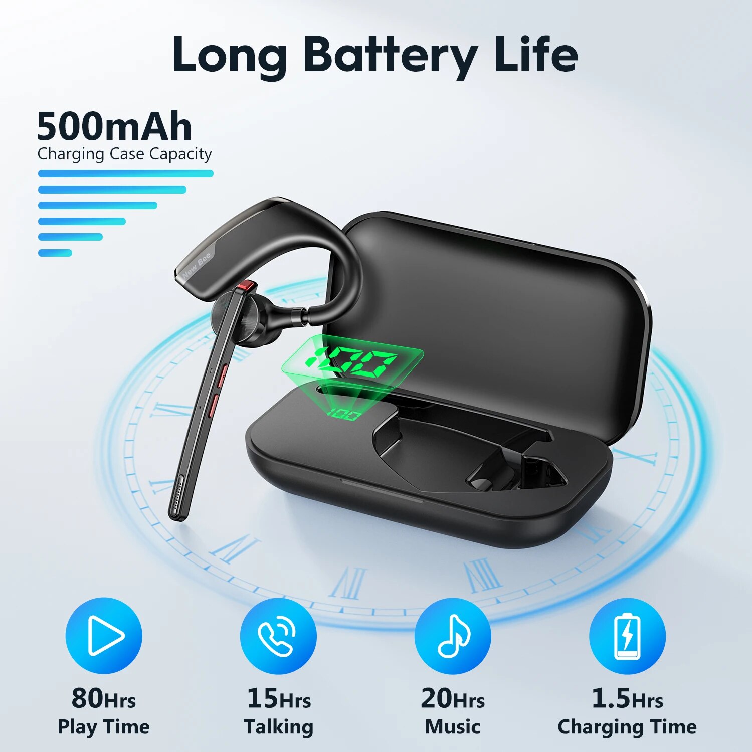 New Bee M51 Bluetooth 5.2 Wire - Type C Wired Earphones With Mic review and price