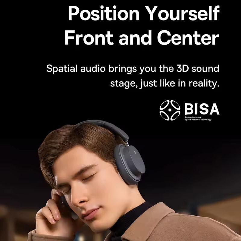 Baseus Bowie D05 Wireless Head - Anc Wireless Over Ear Headphones review and price