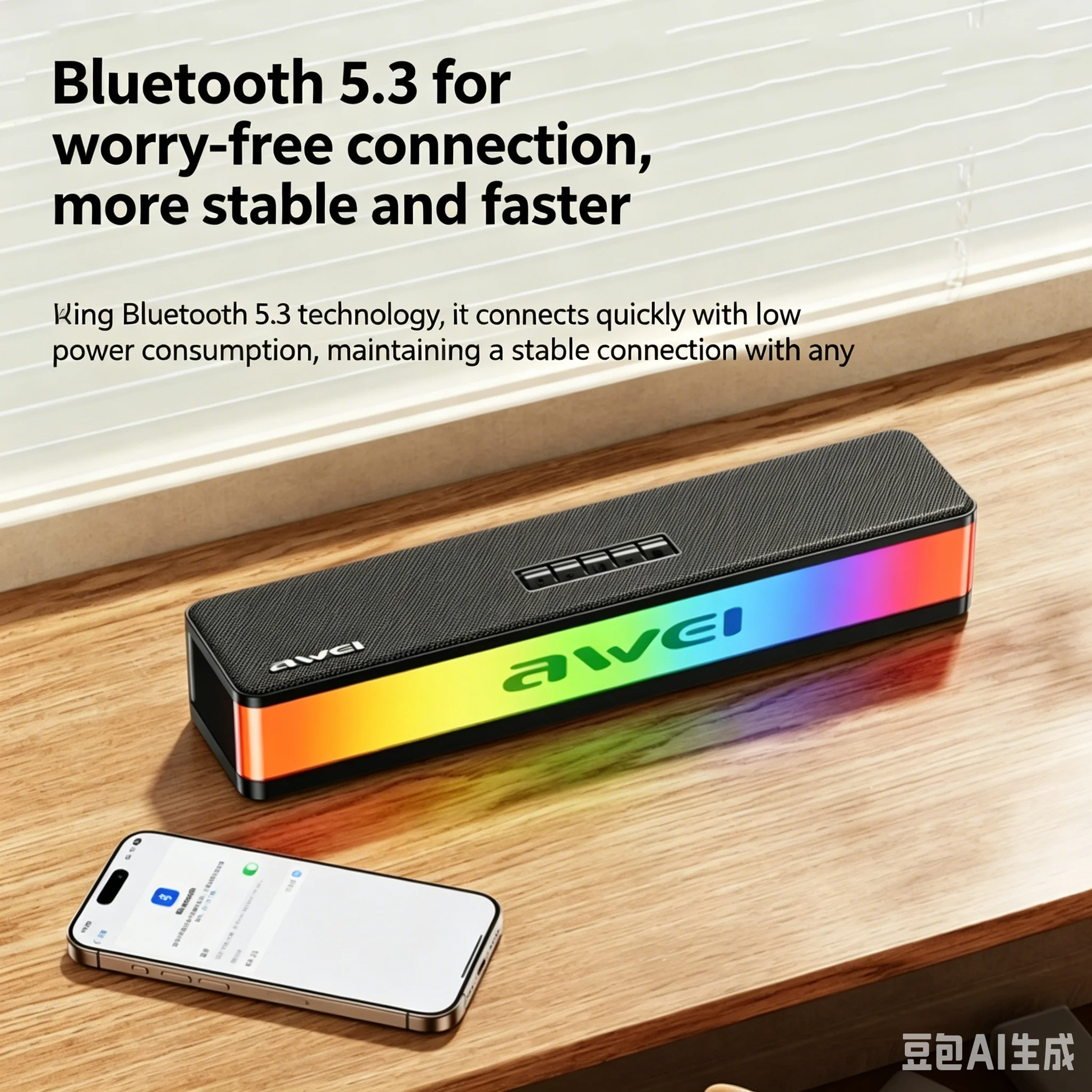 RGB Bluetooth Speakers Soundba - Rgb Computer Soundbar For Pc review and price
