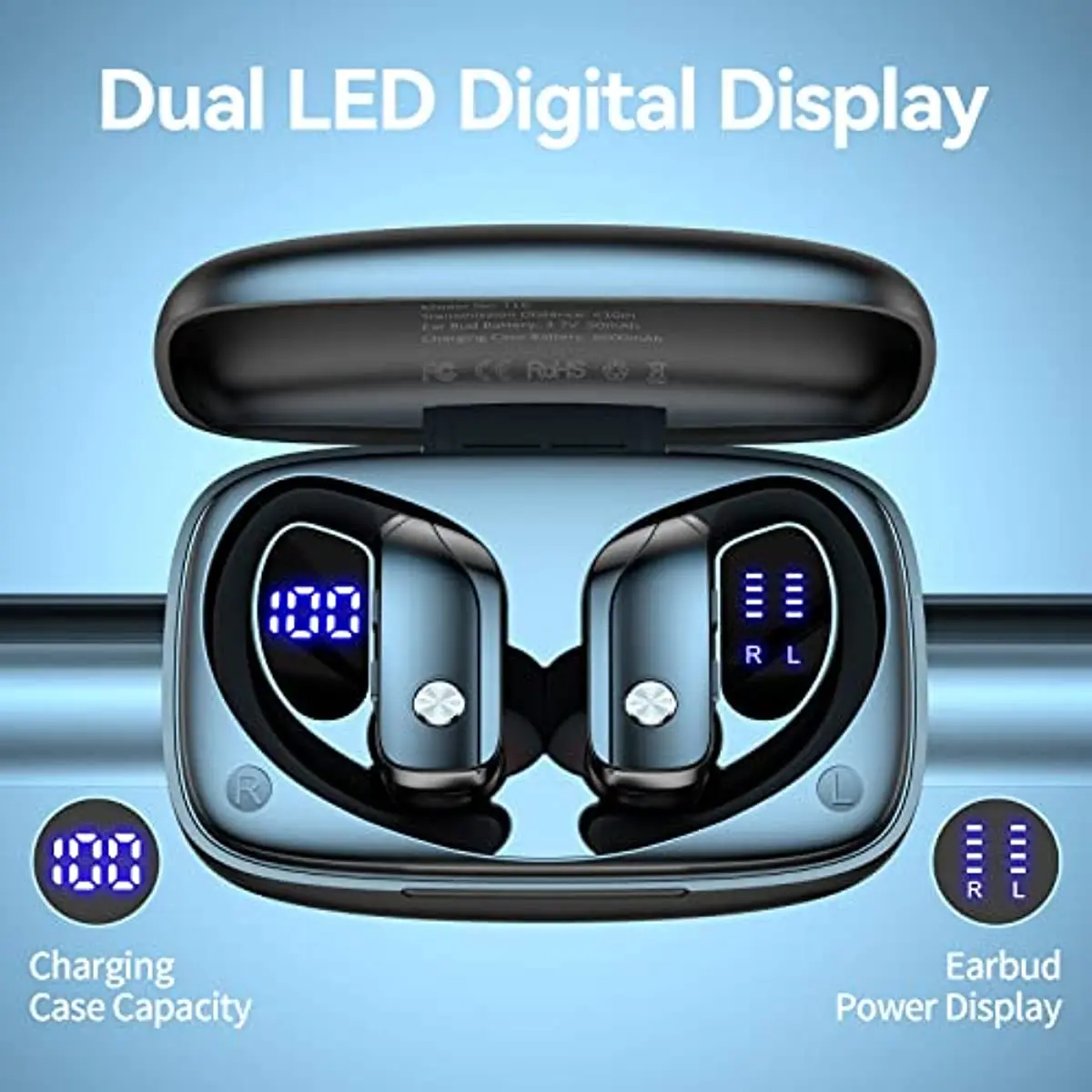 Wireless Earbuds Bluetooth Hea - Anc Wireless Over Ear Headphones review and price