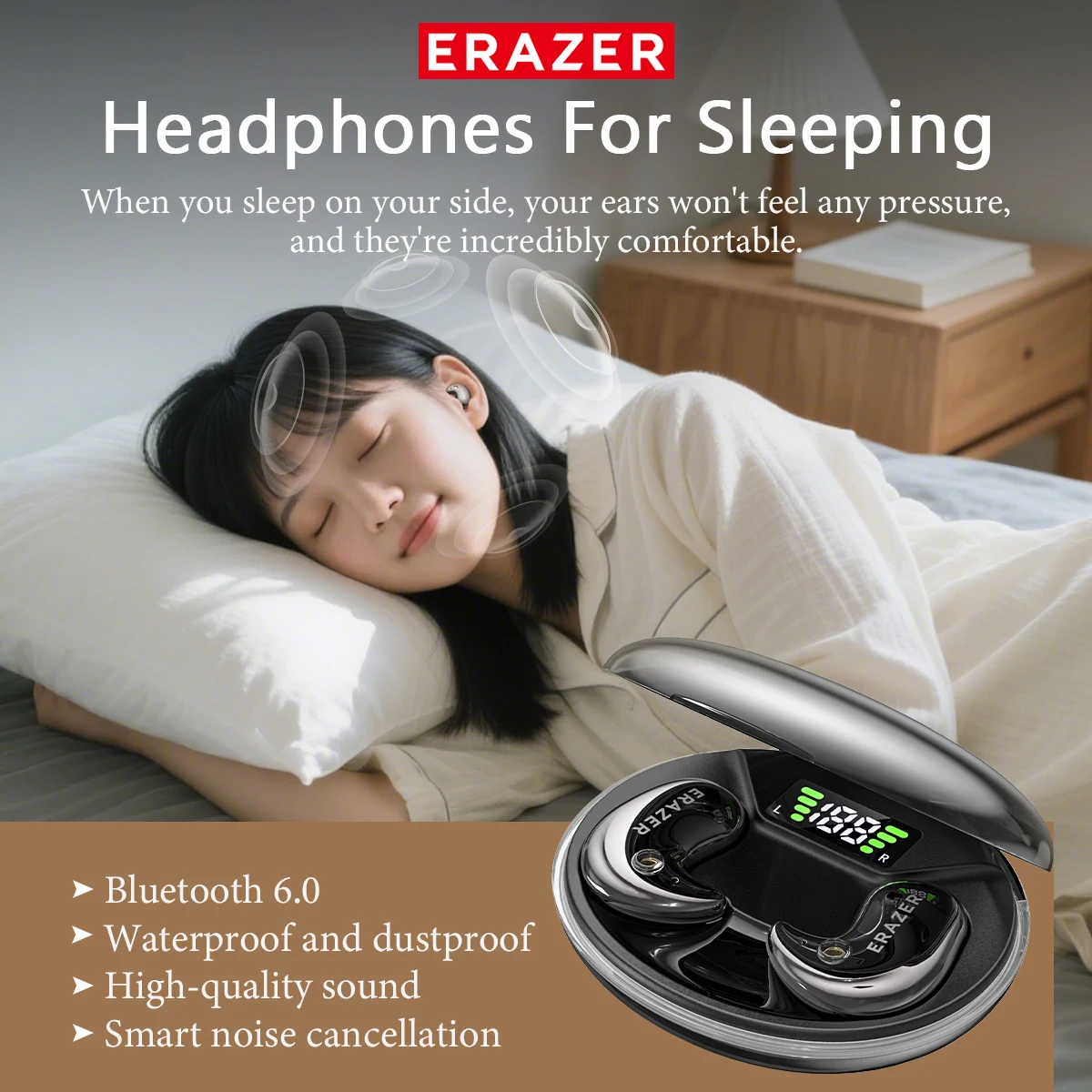 EARZER XF58 In-Ear Bluetooth H - Sleep Mask Headphones Bluetooth review and price