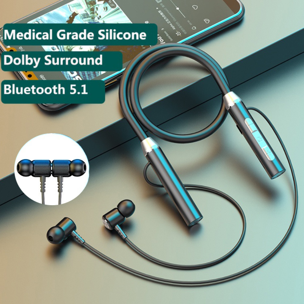 Wireless Headphones Bluetooth  - Magnetic Neckband Sports Earphones review and price