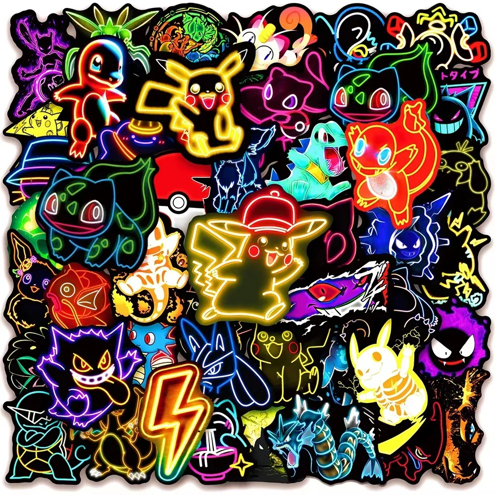 100pcs Neon  Pokémon  Stickers - Laptops review and price